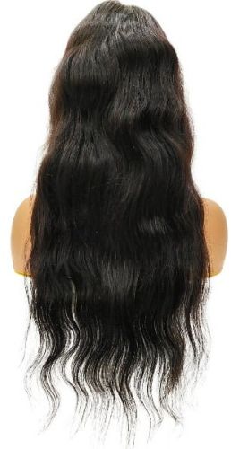 Black Adjustable Real Hair Wig, Brand Name : Neaama Straight