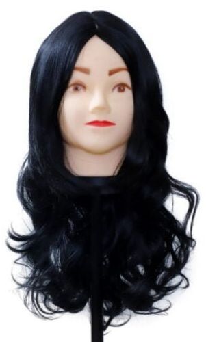 Loose Curls Black Synthetic Hair Wig, Brand Name : Neaama