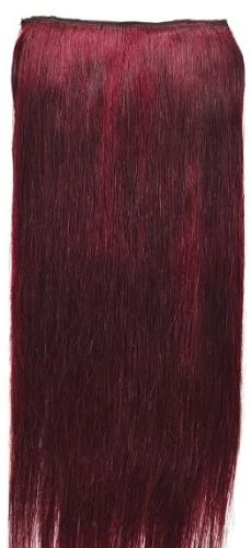 Midnight Burgundy Volumizer Real Human Clip Hair Extension