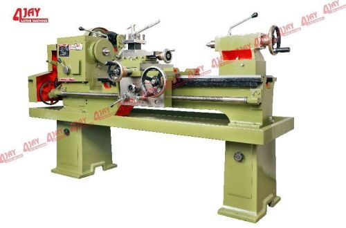 Metal 6 Feet Medium Duty Lathe Machine, Color : Green