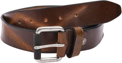 Polished Full Grain Leather Belt, Color : Tan for Party Wear