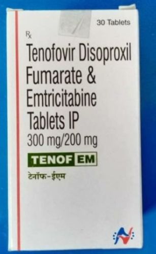 Tenof Em Tenofovir Emtricitabine HIV Prevention Therapy Tablets