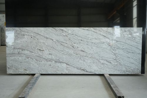 Polished Burgundy White Granite Slabs, Tiles
