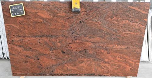 Polished Solid Multi Red Granite for Bathroom, Floor, Wall