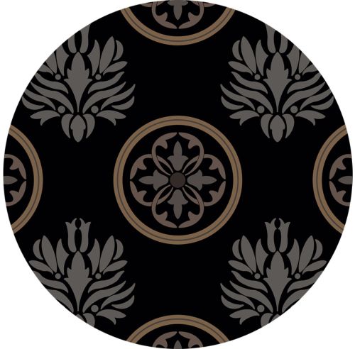 Decorative Black Print Fabric
