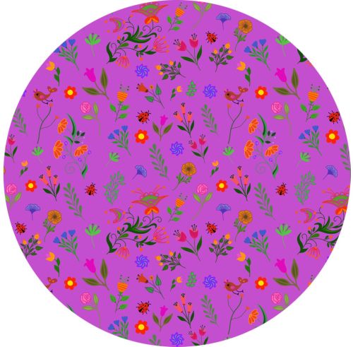 Multi Floral Printed Fabric, Color : Multicolor