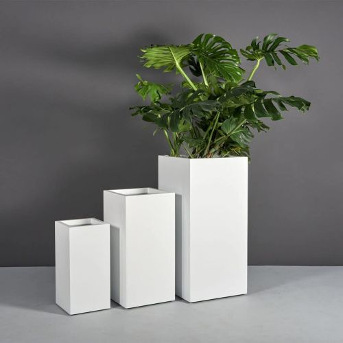 Polished FRP Planter, Brand Name : Jk 16x12Inch for Decorating Flower