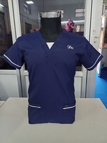 Plain Cotton Doctor Scrub Suit, Color : Blue, Gender : Female, Male