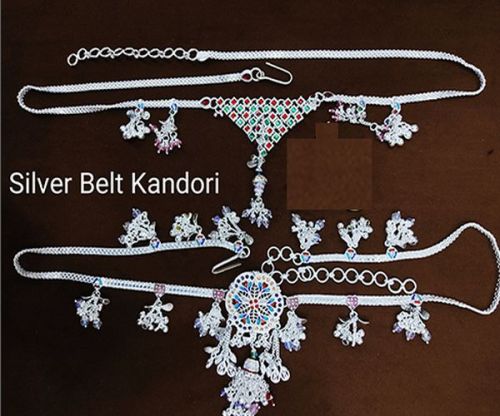 Ladies Designer Silver Kamarband for Bridal, Ethnic & Festive Wear