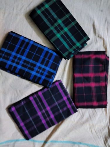 Plain Handloom Muslim Lungi, Color : Blue, Length : 2 Meter