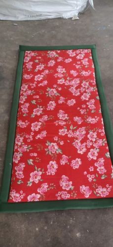 Printed Foldable Korai Grass Mat Bed, Color : Multi Color