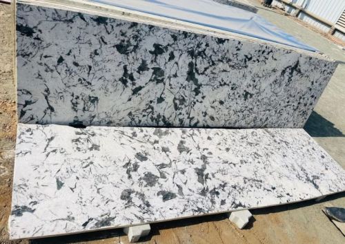 Alaska White Granite, Stone Form : Big Slab