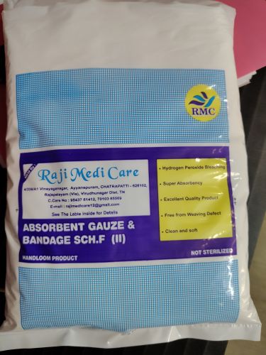 Cotton Bandage Cloth, Brand Name : Raji Medi Care 100cmx10m