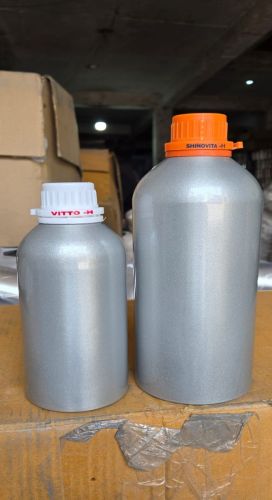 Plain Silver Coating Aluminum Bottle