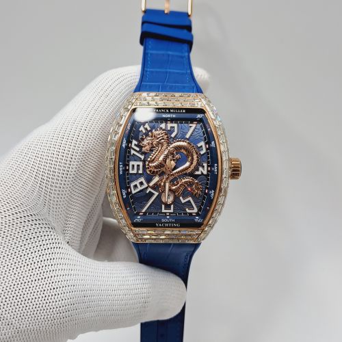 Frank Muller Yachting V45 Dragon King Blue Swiss Automatic Watch