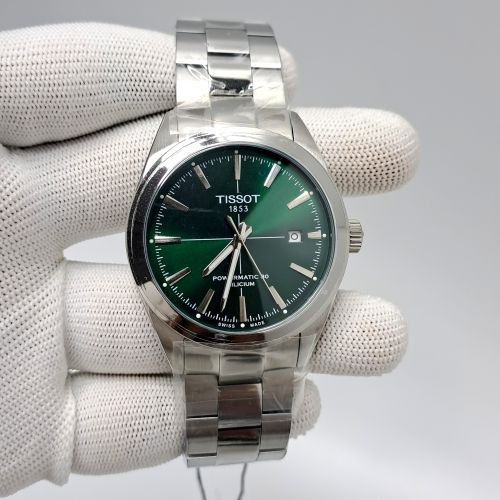 Tissot Gentleman Powermatic 80 Steel Green Dial Swiss Automatic Watch