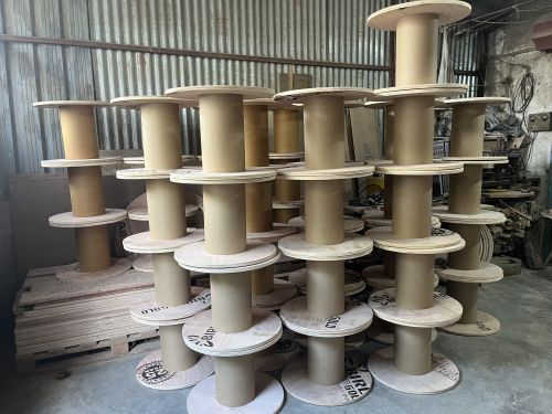 Plywood Cable Drums, Color : Brown for Industrial Use, Industrial