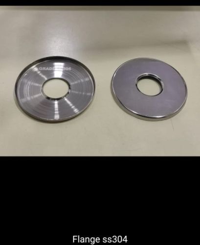 Polished Stainless Steel 304 Flange, Color : Silver