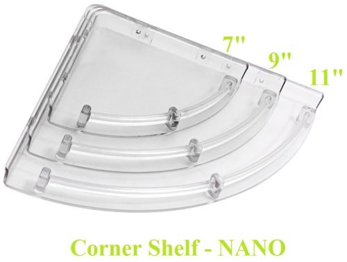 Unbreakable ABS Corner Shelf Nano