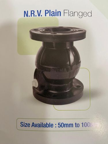 Manual PP Non Return Valve, Brand Name : Sigma 50-100mm