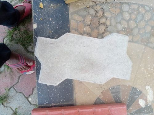 80mm Grey Concrete Zig Zag Paver Blocks