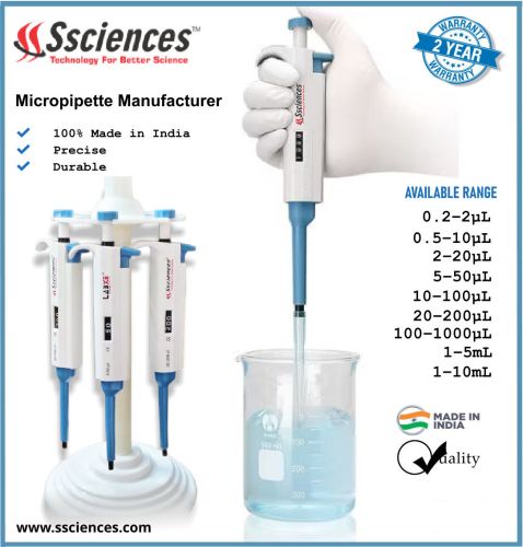Plastic Micropipette, Brand Name : Ssciences Standard