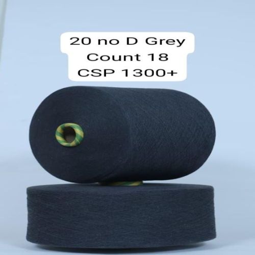 Count 18 Grey Cotton Yarn for Textile Industry