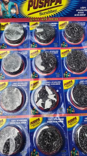 Powder Coated SS Scrubbers, Color : Silver 6gm to 39gm