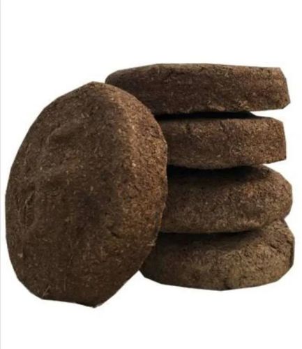 9 Inch Cow Dung Cake, Color : Brown, Packaging Type : Bag