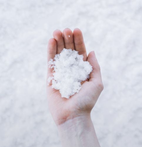 Ice Melting Industrial Grade Salt, Color : White