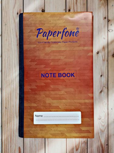 Cloth Plain Printed Note Book Register, Brand Name : Paperfone