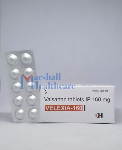 Valsartan Tablets, Brand Name : Velexia-160 for Heart Failure