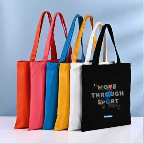 Cotton Printed Bag, Packaging Type : Plastic Wrap for Shopping, Travel