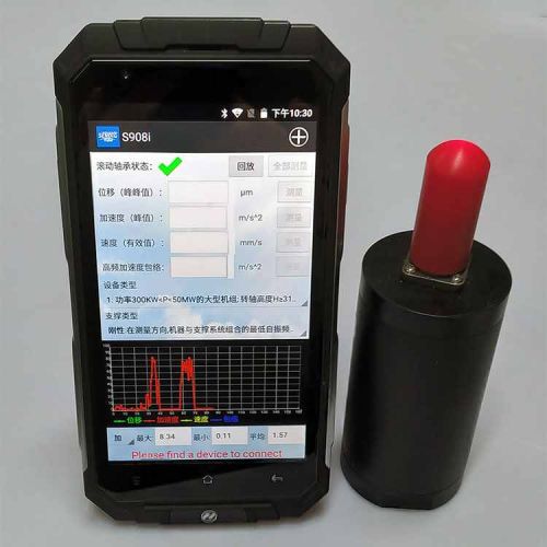Plastic S908i Wireless Vibration Meter, Brand Name : SENDIG