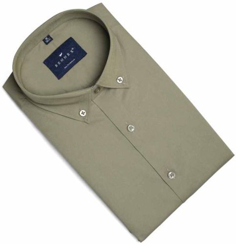 Plain Cotton Full Sleeve Formal Shirt, Brand Name : Bennex