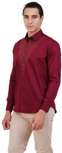 Solid Plain Pure Cotton Formal Shirt