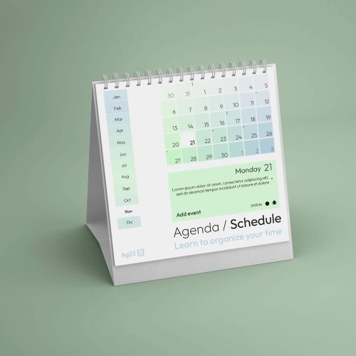 350 GSM Premium Art Card Paper A5 Portrait Calendar Printing Services