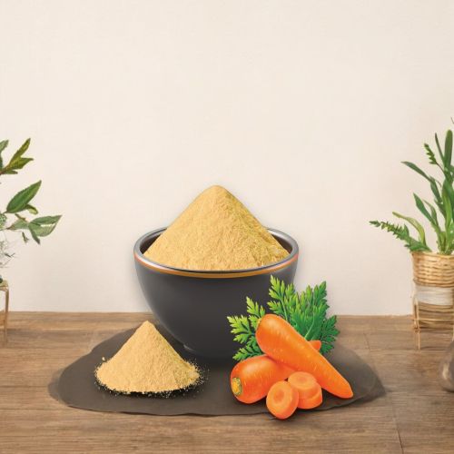 Orange Pure Carrot Powder, Packaging Size : 5, 10 25Kg