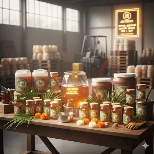 Raw Honey, Color : Light Red, Orange, Red