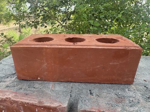 Plain Non Polished Solid Terracotta Hollow Block for Wall