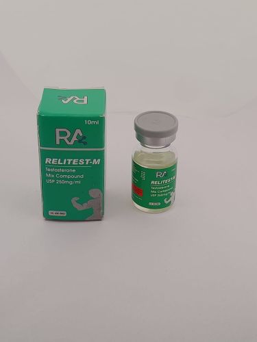 Relitest Testosterone Mix Compound 10ml Injection, Form : Liquid