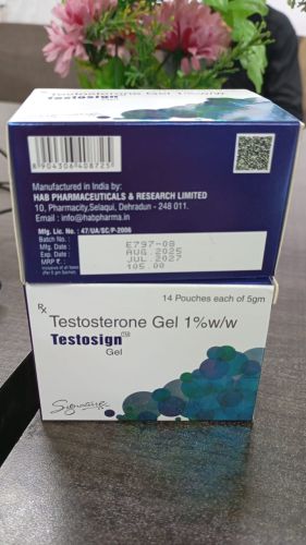 Testosign Testosterone Gel, Color : Transparent