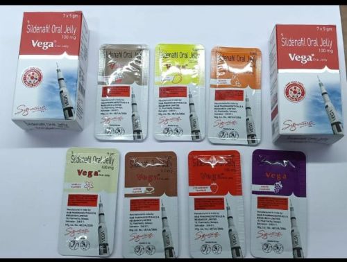 Vega Sildenafil 100mg Oral Jelly Sachet