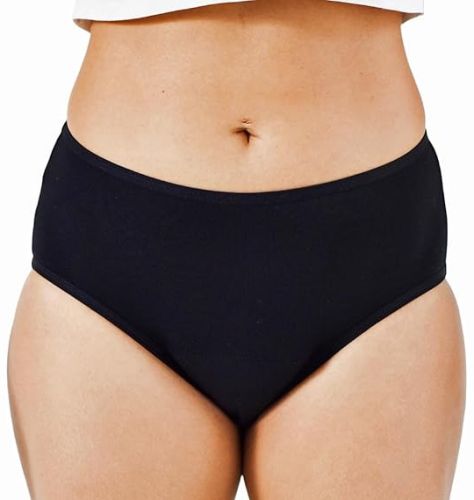 Plain Cotton Lycra Period Panty, Color : Multiple Colors