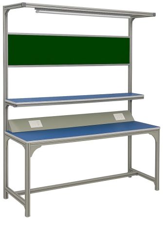 Polished Aluminium Industrial Work Table, Brand Name : Estovir