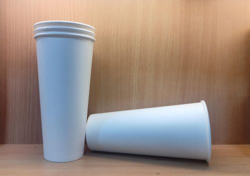 Plain 710ml Disposable Paper Cup, Color : White