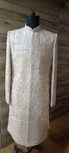 Embroidered Mens Sherwani Party Wear, Wedding Wear