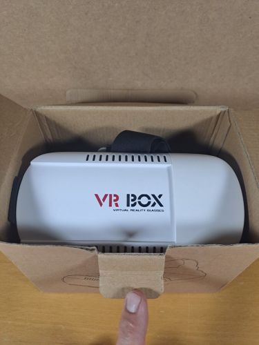 Vr Virtual Reality 3D Headset Box, Color : Black, White, White