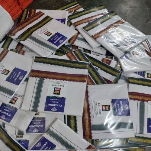 Plain & Checkered Cotton Gamcha 2.25 Mtr.