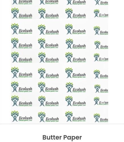 Biodegradable Butter Paper, Brand Name : Ecolush for Packaging Box